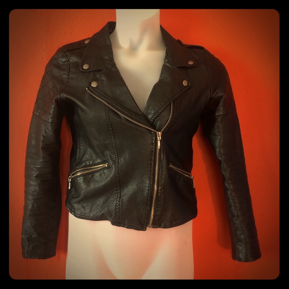 Vegan motorcycle jacket